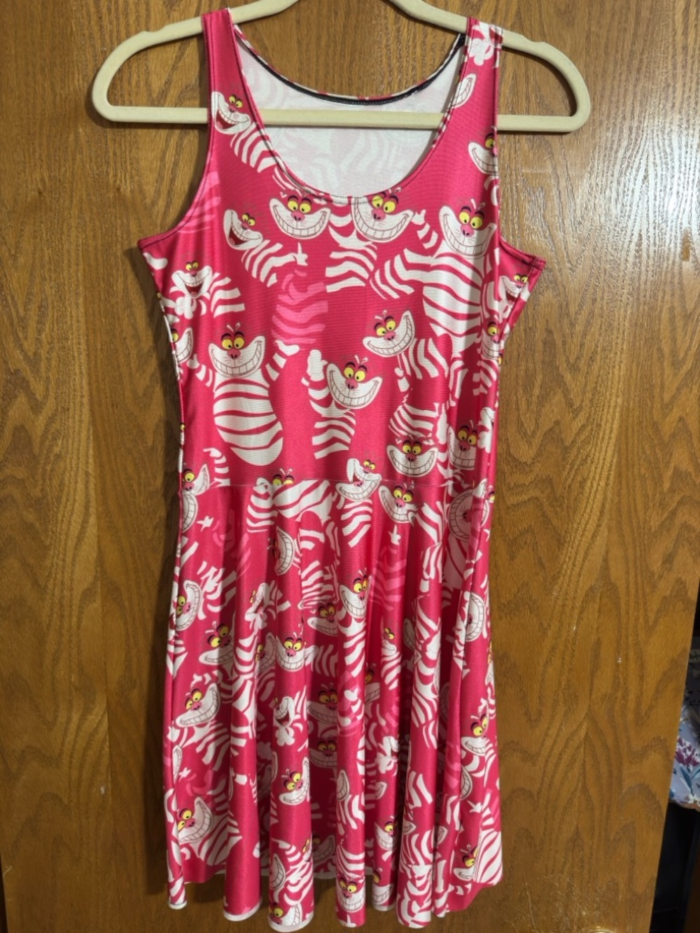 Cheshire Cat Dress Fit n Flare Size Small (Read description)